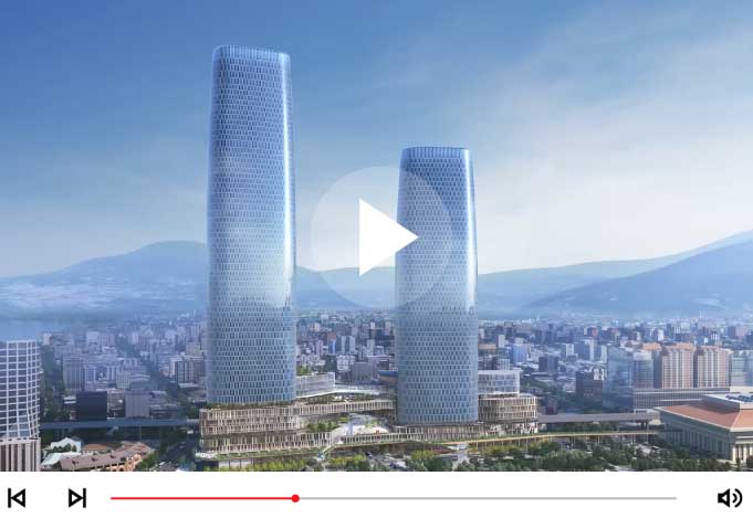 台北雙星 Taipei Twins 最新 SOM 建築設計概念